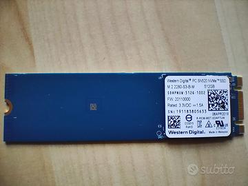 Western Digital NVMe M.2 SSD 512GB