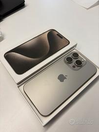 iPhone 15 Pro 128 GB Titanio naturale
