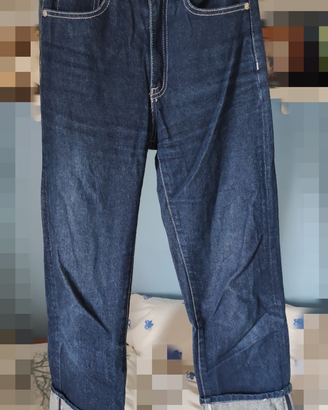 Pantaloni jeans larghi pull & bear taglia 38