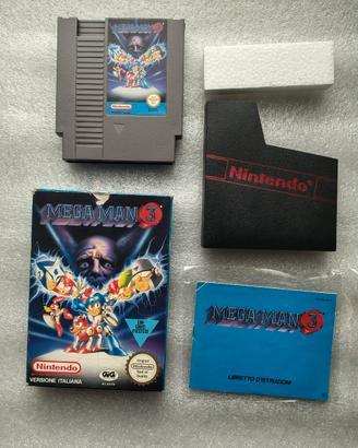 MEGAMAN 3 PAL ITA RARO GIG NINTENDO NES