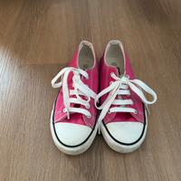 Sneakers rosa ES sport n.33-stile Converse, ottime