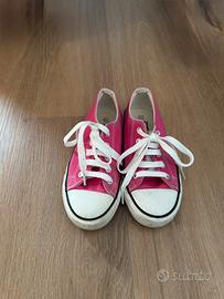 Sneakers rosa ES sport n.33-stile Converse, ottime