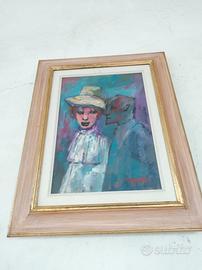 Quadro, dipinto Mino Maccari