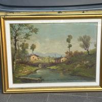 Luigi Liverani quadro olio su tela 50x70 con cor