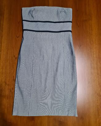 Tubino blu e bianco Zara S