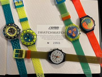 Swatch collezione anni 90