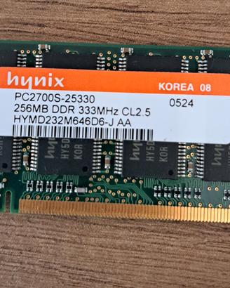 Memoria Ram laptop