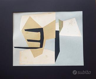 Collage vintage astratto