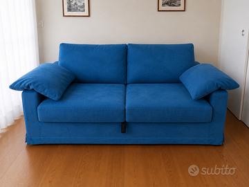 Divano Letto 2 Posti ADILE (Confalone) col. Blu