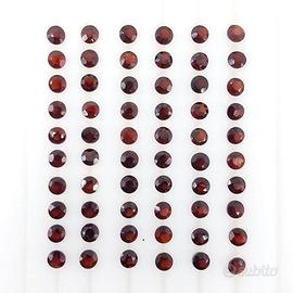 60 pcs Marrone, Rosso Rhodolite Garnet - 10.90 ct.