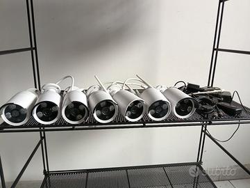 telecamere facenti parte del kit wi fi wireless