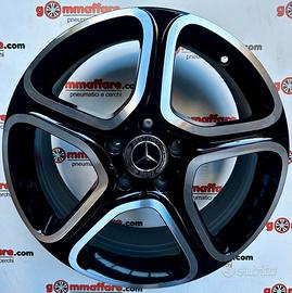 4 cerchi lega mercedes cla a b c r17 lt3344
