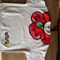 Felpa Kenzo Boke Flower con stampa grafica