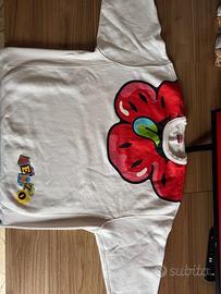 Felpa Kenzo Boke Flower con stampa grafica