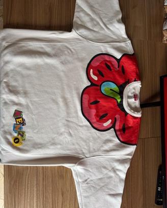 Felpa Kenzo Boke Flower con stampa grafica