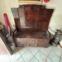 Cassapanca antica in legno