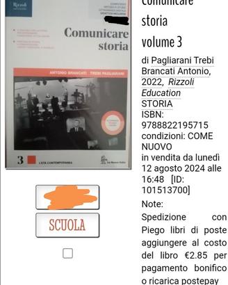 Libro di storia 3 superiori