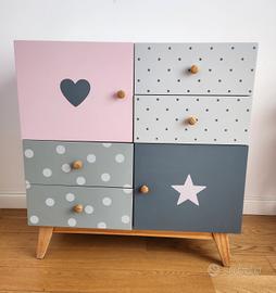 Cassettiera per stanza bambini