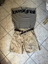 Pantaloni jeans camo baggy