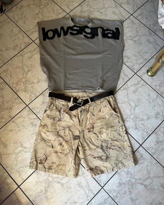 Pantaloni jeans camo baggy
