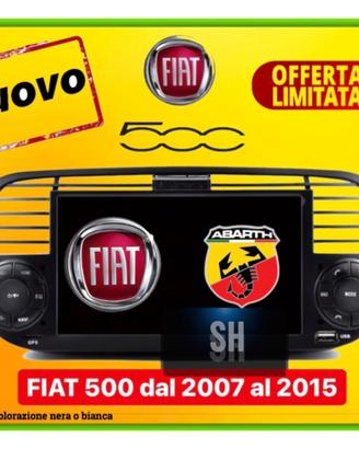 Car tablet 7 pollici Carplay FIAT 500| 2007-2015