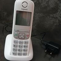 Telefono portatile cordless Gigaset AS490 bianco