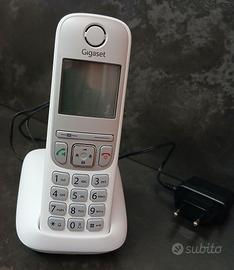 Telefono portatile cordless Gigaset AS490 bianco