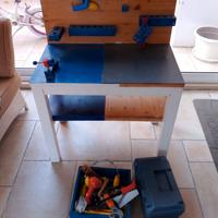 banchetto a lavoro in legno