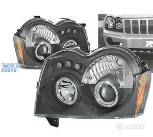 FARI OCCHI ANGEL LED JEEP GRAND CHEROKEE 05-08 NER