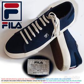 Sneakers Fila, canvas Blu, size 42-43, come nuovo.