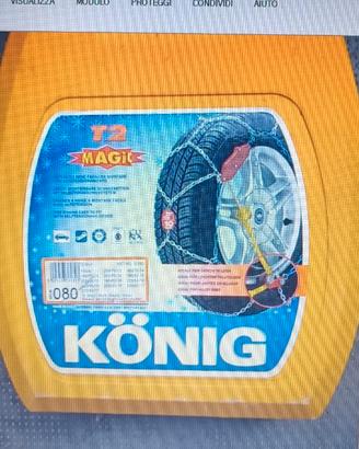 Catene da neve KONIG T2 MAGIC misura 080