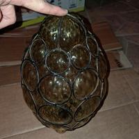 Lampadario vintage in vetro veneziano 