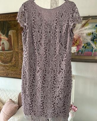 Abito tubino in pizzo