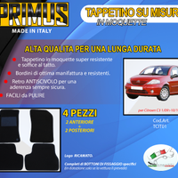 Tappetino Auto Citroen C3 1/09>10/16