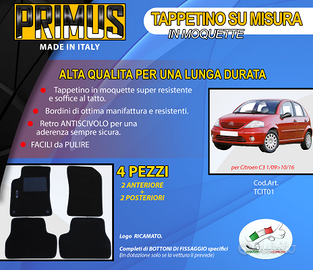 Tappetino Auto Citroen C3 1/09>10/16