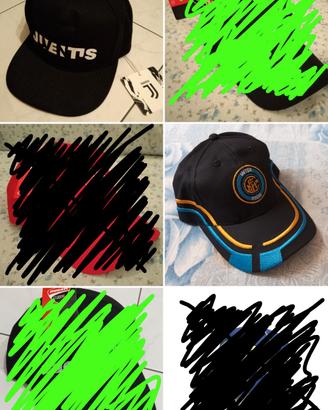 CAPPELLINI  SPORTIVI  IN FOTO CON ETICHETTE 10 €.