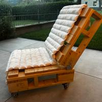Poltrona relax giardino pallet NUOVA