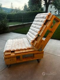 Poltrona relax giardino pallet NUOVA