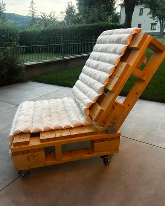 Poltrona relax giardino pallet NUOVA