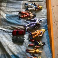 Lotto Action figure Dragon Ball, Naruto e Saitama