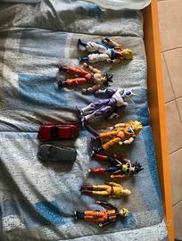 Lotto Action figure Dragon Ball, Naruto e Saitama