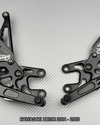 Pedane arretrate KAWASAKI ZX10R 2004 - 2005