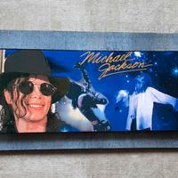 Quadro in legno omaggio a Michael Jackson 