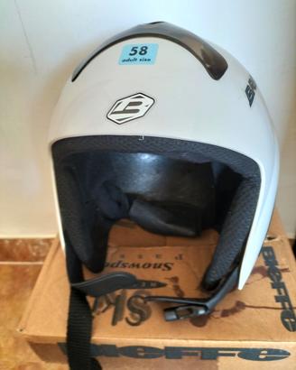 Casco Briko taglia 58 bianco certificato 