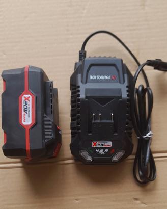 Batteria e carica batteria parkside 4A