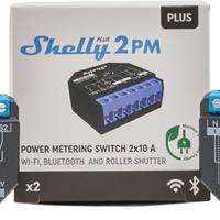 Shelly Plus 2PM, Confezione 2 Pezzi Interruttore R