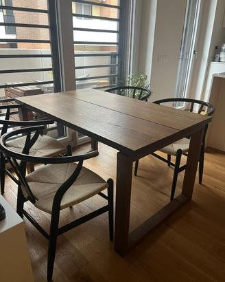 MÖRBYLÅNGA tavolo legno massello ikea 140x85