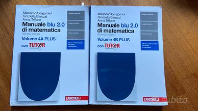 Manuale blu 2.0 di matematica 4a-4b plus