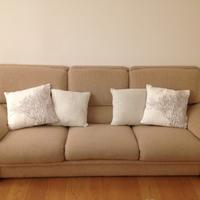 Divano 3 posti in tessuto