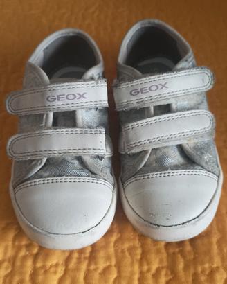 Scarpe Geox bianche bimba N. 25